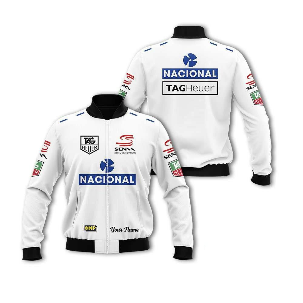 Personalized Nacional Tag Heuer Racing Bomber Jacket 891
