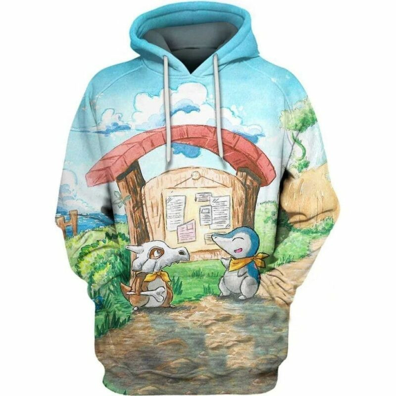Self-drawn Pictures Of Animals Over Print 3d Hoodie Zip Hoodie
