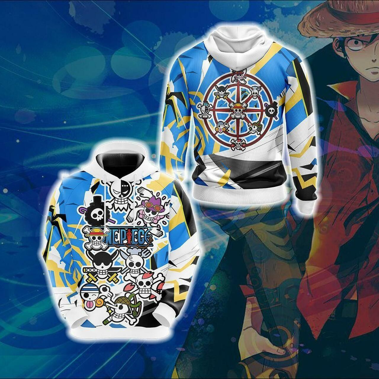 One Piece - Symbol Unisex 3D All Over Print Hoodie & Zip Hoodie