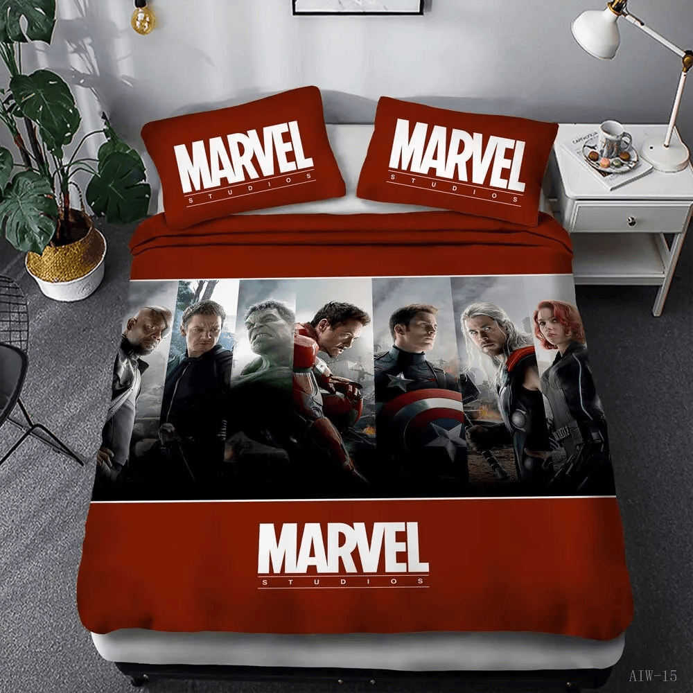 MV Bedding Set MV The Avengers Characters Duvet Covers