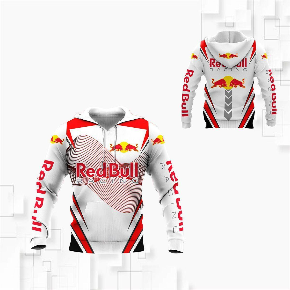 Red Bull Racing All Over Print Hoodie, Zip Hoodie 347