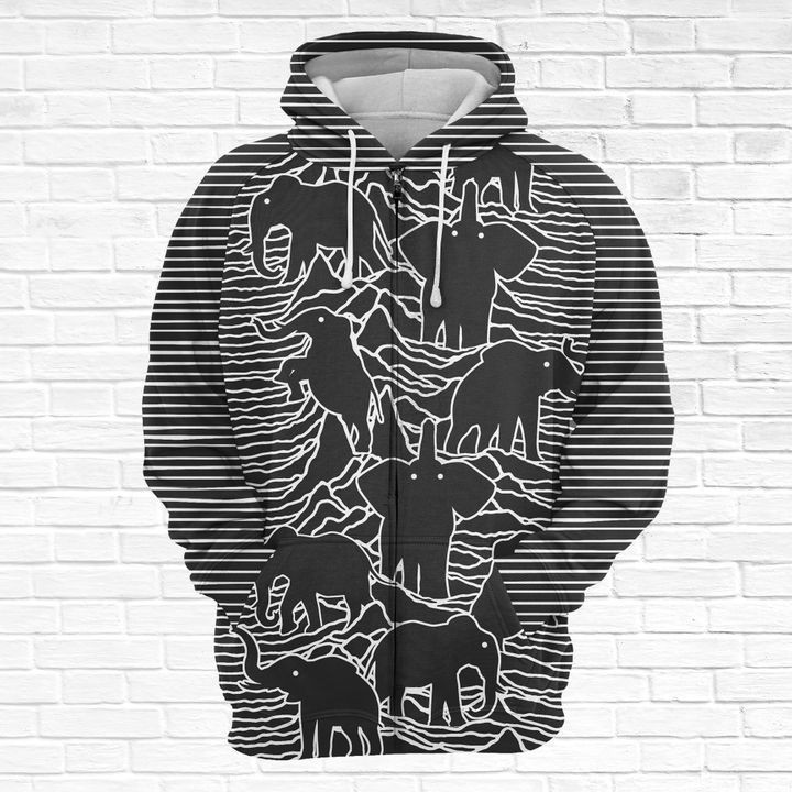 Elephant Division 3D All Over Print Hoodie & Zip Hoodie