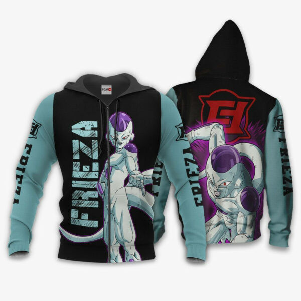 Frieza Dragon Ball Z Anime 1k251 Cartoon Graphic Outfits Aop 3d Hoodie, Zip Hoodie 1535