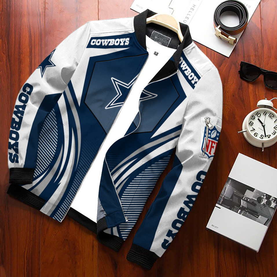 Cowboys Personalized Bomber Jacket 796