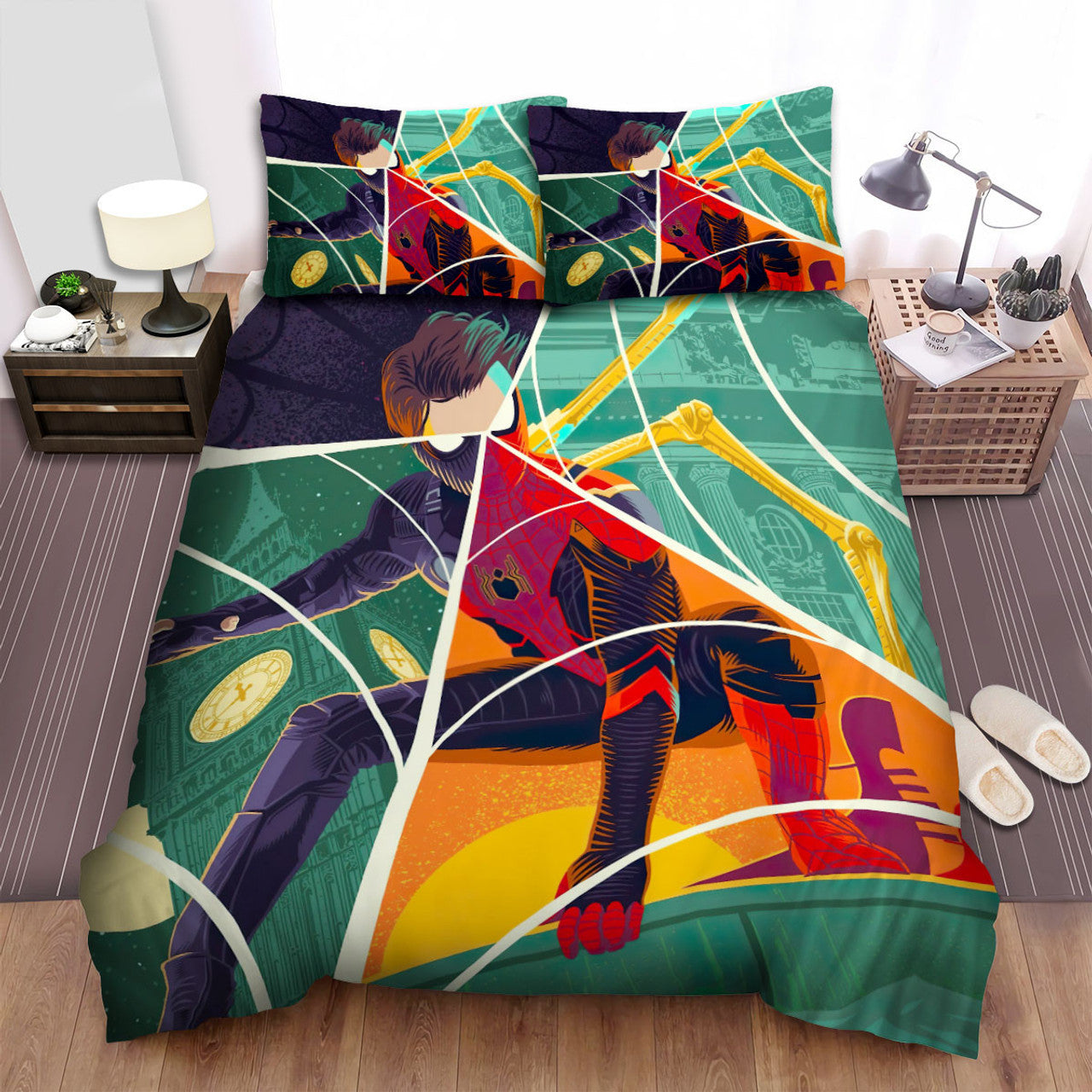 Spiderman Bedding Set MV Spider Man Far From Home Art Duvet Covers