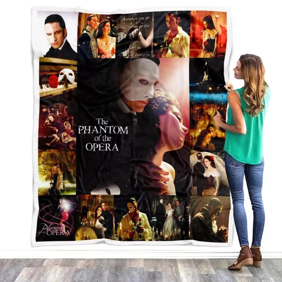 The Phantom Of The Opera Fleece Sherpa Blanket
