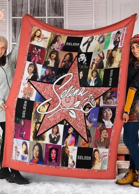 Selena Quintanilla Albums Fleece Sherpa Blanket