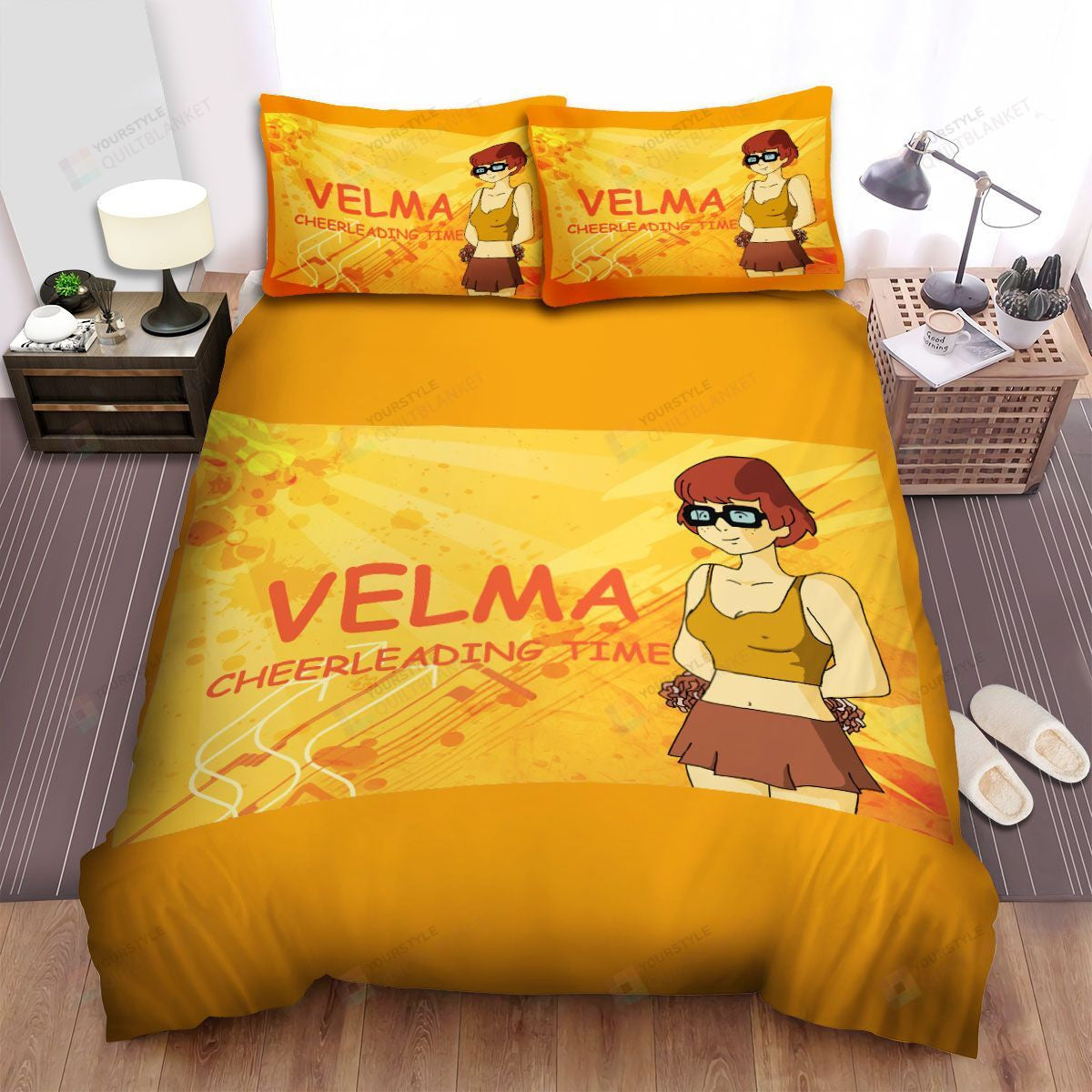 Scooby-Doo Bedding Set Scooby-Doo Velma Cheerleading Time Duvet Covers
