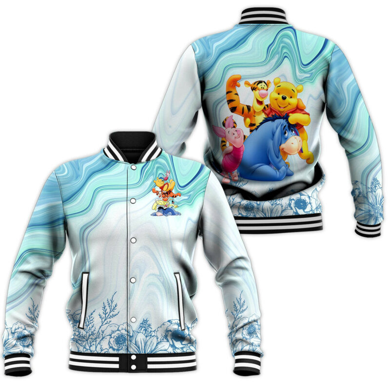Winnie The Pooh Baseball Jacket