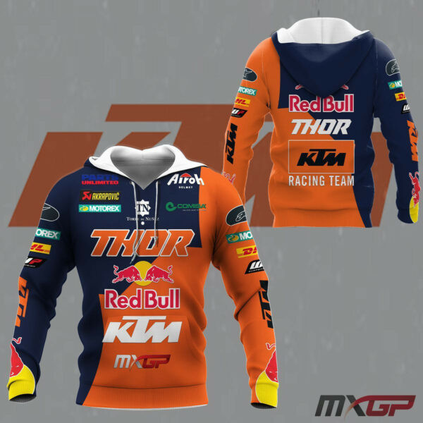 Red Bull Ktm Factory Racing Team F1 8k117 3d Zip Hoodie Hoodie Ii0 2487