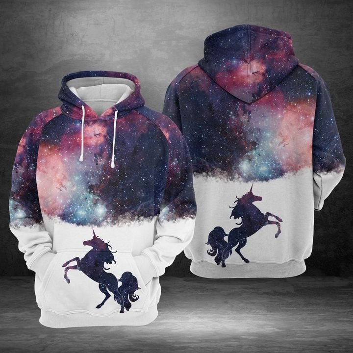 Unicorn Galaxy 3D All Over Print Hoodie & Zip Hoodie