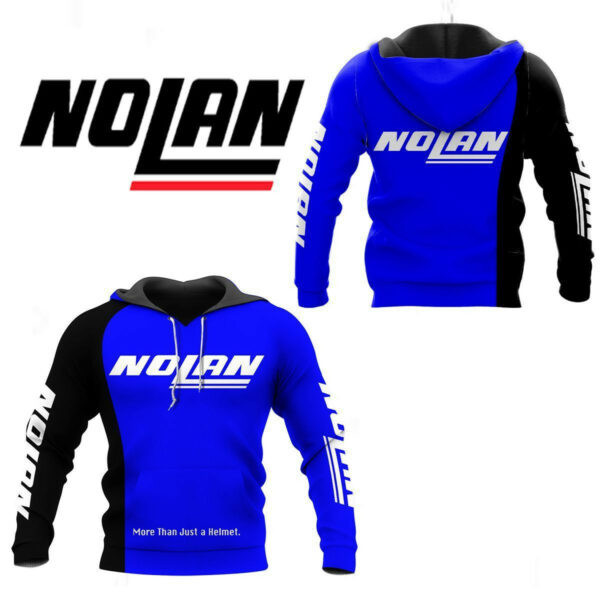 Nolan Helmets Shirt 158,   3d Hoodie Zip Hoodie 1831