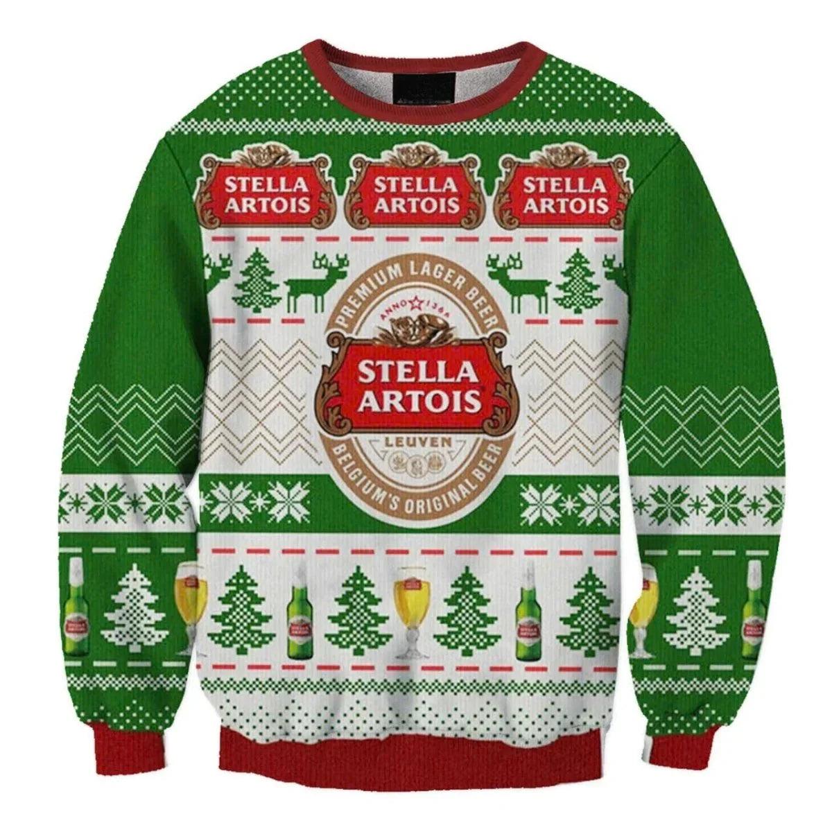 Stella Artois Holiday Ugly Christmas Sweater
