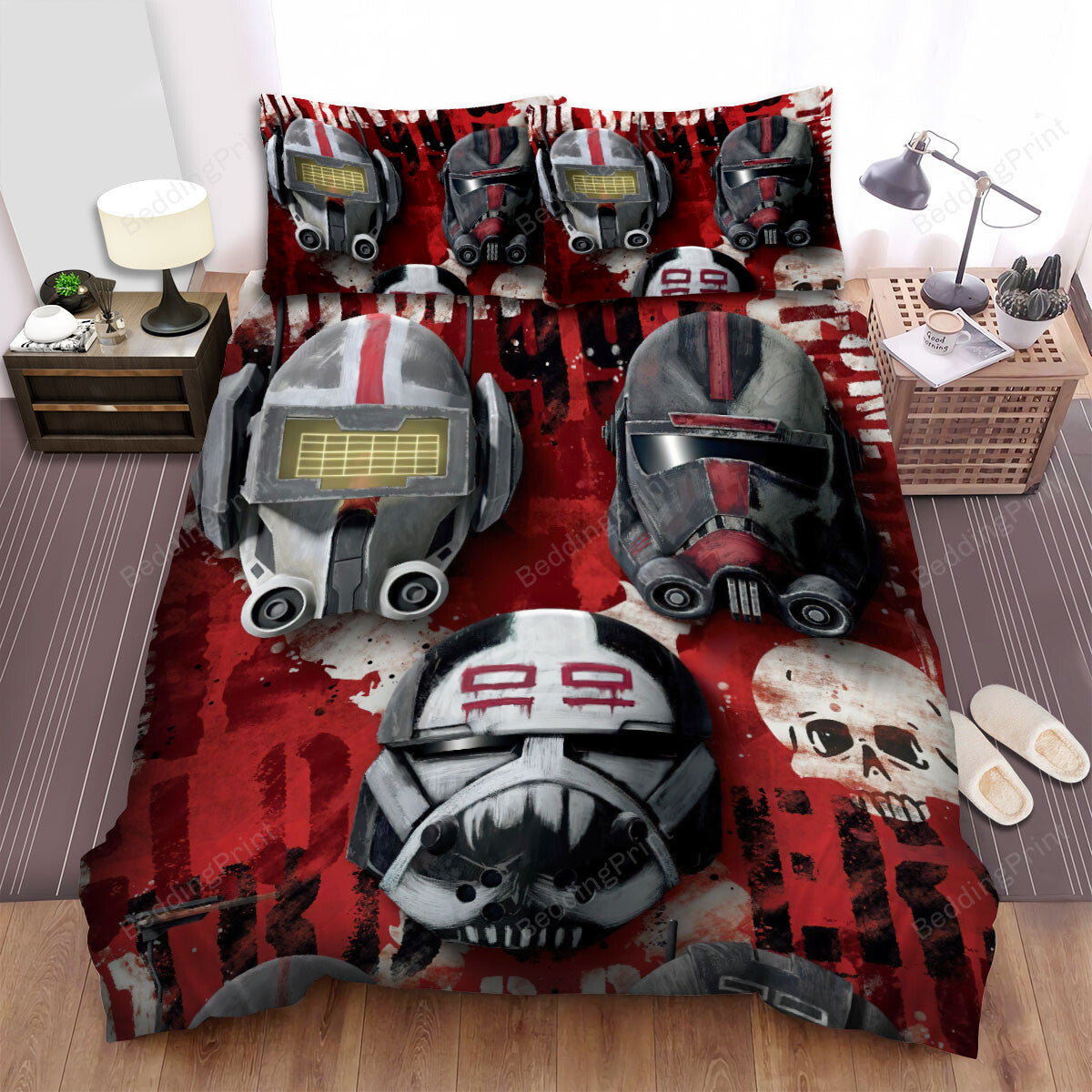 SW Bedding Set SW The Bad Batch Helmets Duvet Covers