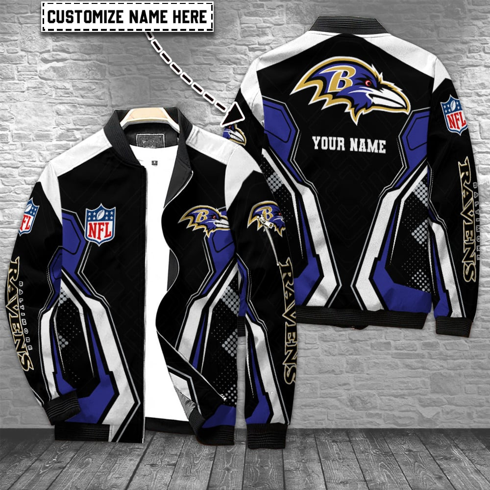 Baltimore Ravens Personalized Bomber Jacket BGBBJ995