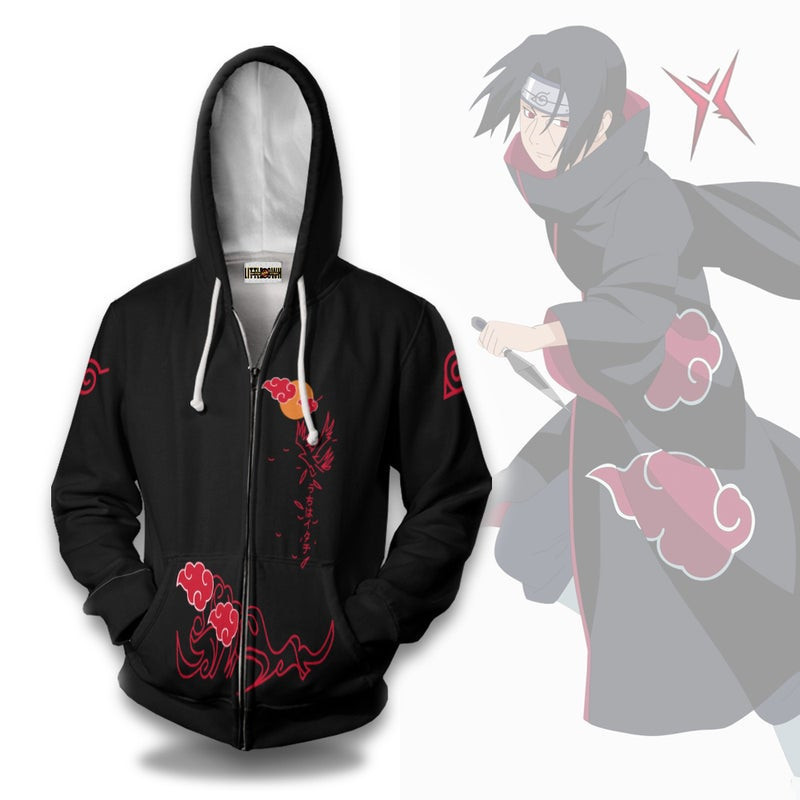 Akatsuki Itachi Uchiha 3D All Over Print Hoodie & Zip Hoodie