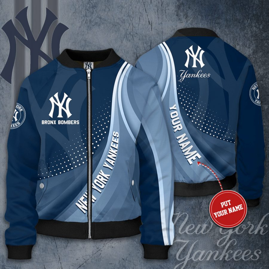 New York Yankees Custom Name Bomber Jacket V9