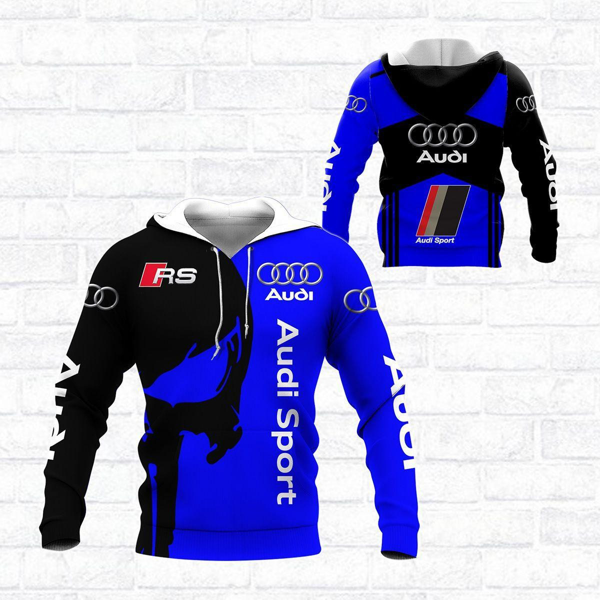 Skull Audi Sport Luxury Car 8k311 3d Zip Hoodie Hoodie Ii0