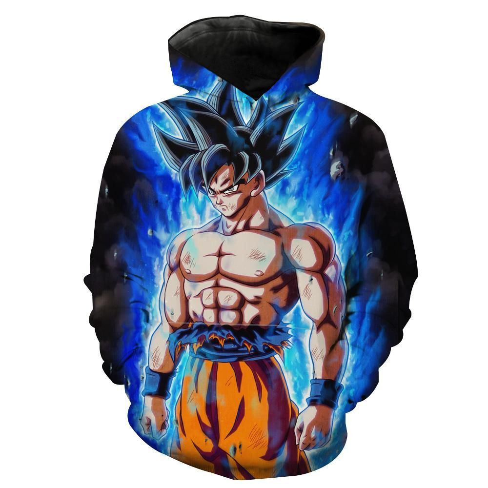 Ultra Instinct Goku Dragon Ball Super 3D All Over Print Hoodie & Zip Hoodie