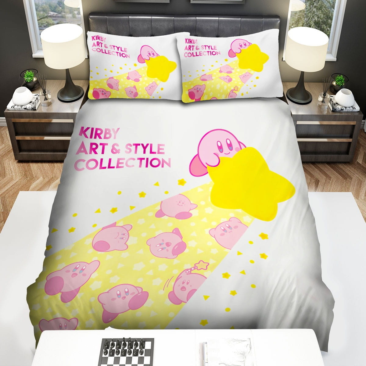 Kirby Bedding Set Kirby And Star Pattern Duvet Covers
