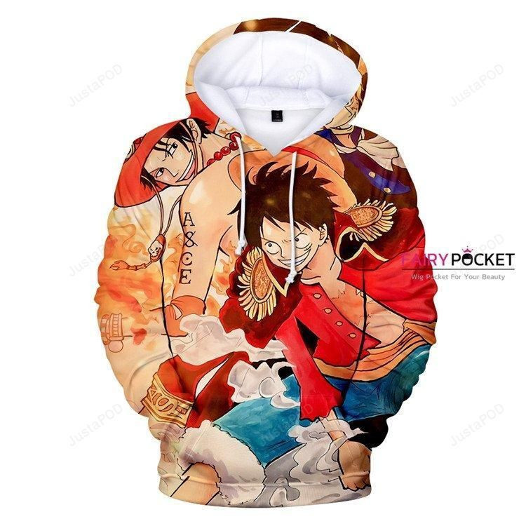 One Piece Kaido Monkey D. Luffy Portgas D. Ace 3D All Over Print Hoodie & Zip Hoodie