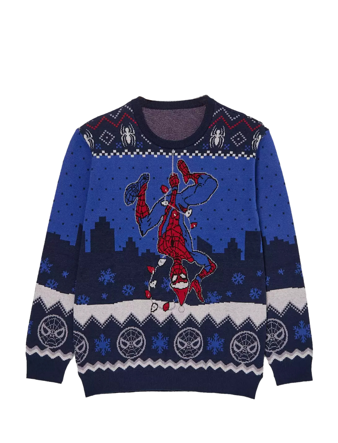 Marvel Spider-Man Light-Up Holiday Ugly Christmas Sweater