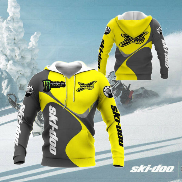 Ski-doo Racing Team 7k776 3d Zip Hoodie Hoodie Ii0 2040