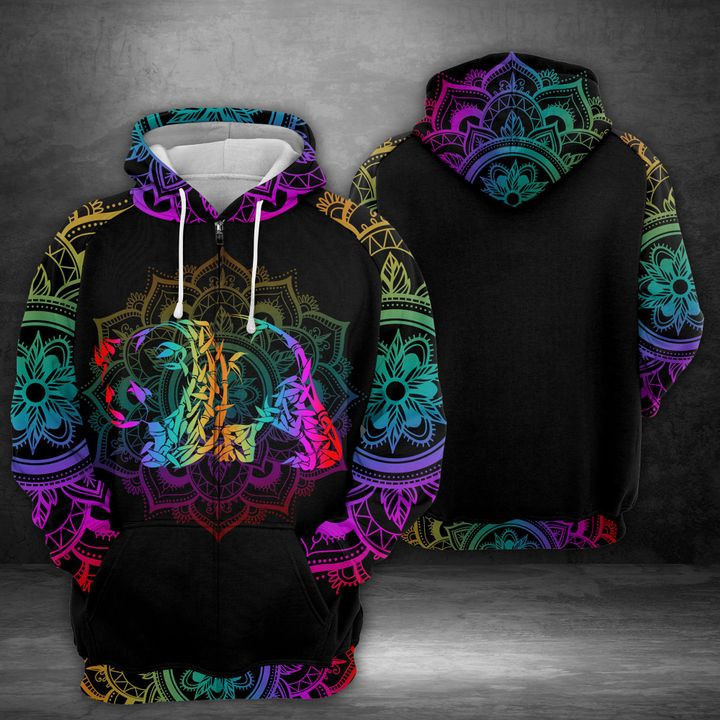 Panda Bamboo 3D All Over Print Hoodie & Zip Hoodie