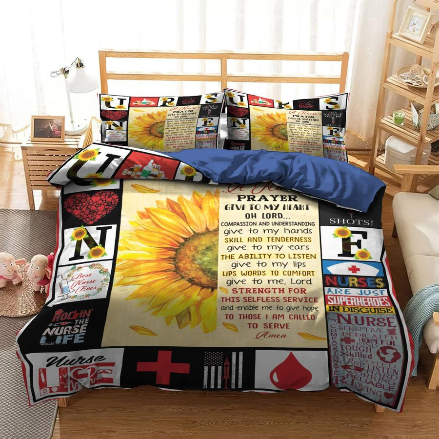 Nurse Bedding Set Nurses Are Just Superheroes Duvet Covers