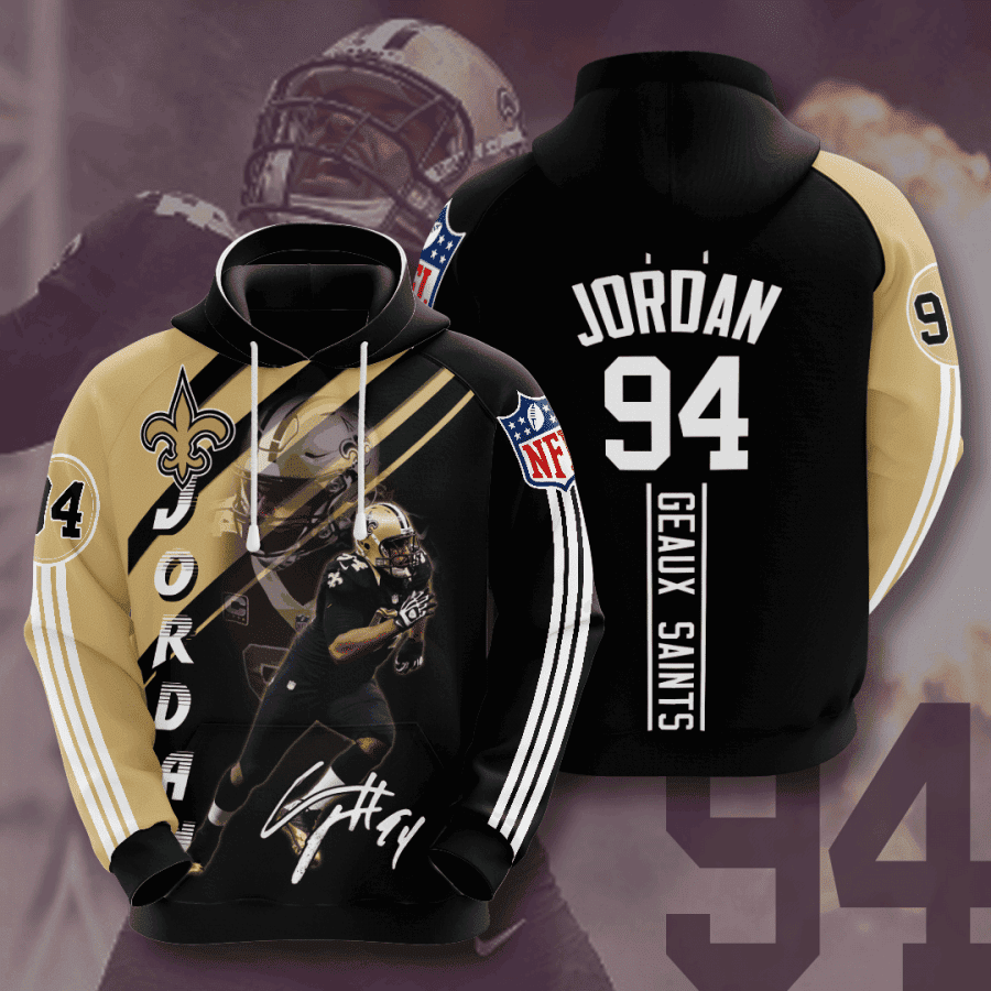 New Orleans Saints Cameron Jordan 3D All Over Print Hoodie & Zip Hoodie