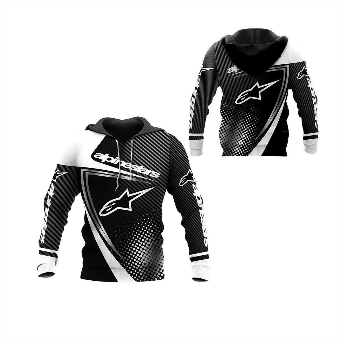 Alpinestars Shirt 884, 3d Hoodie Zip Hoodie
