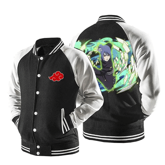 Naruto Konan Akatsuki Powerful Kunoichi 1 Baseball Jacket 138