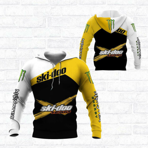 Ski-doo Racing Team 7k748 Zip Hoodie Hoodie Ii0 2915