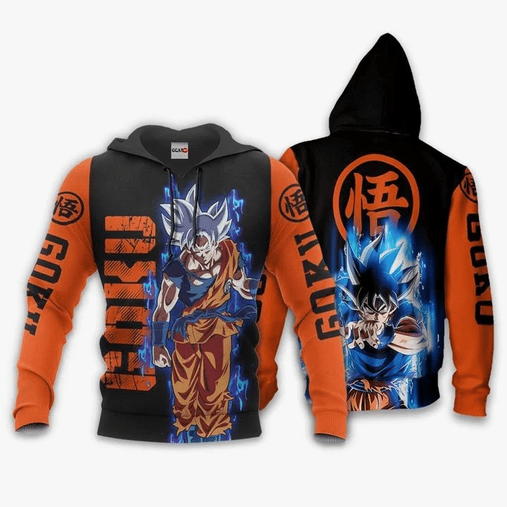 Goku Ultra Instinct Dragon Ball 3d Hoodie Zip Hoodie