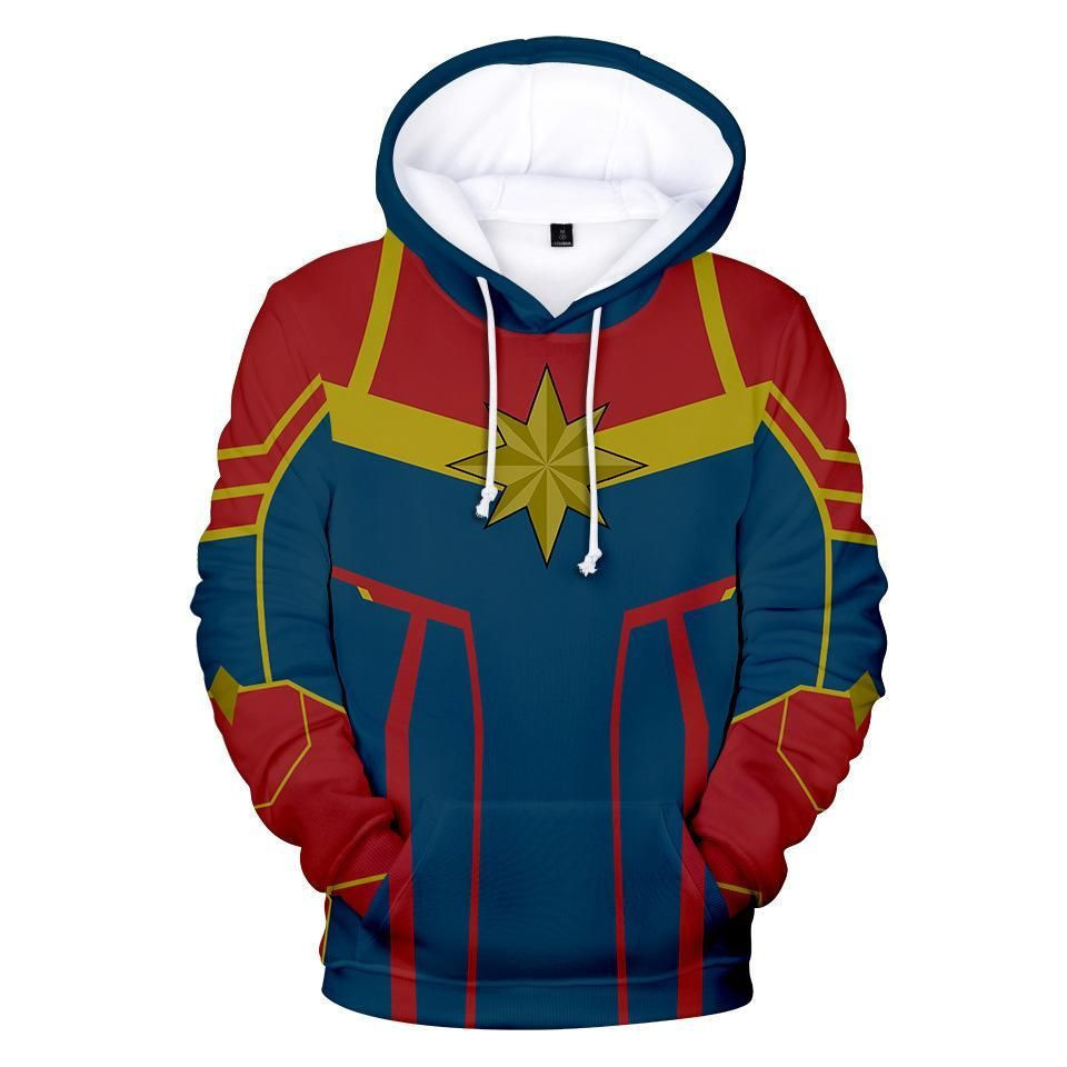 Captain Marvel 3D All Over Print Hoodie & Zip Hoodie