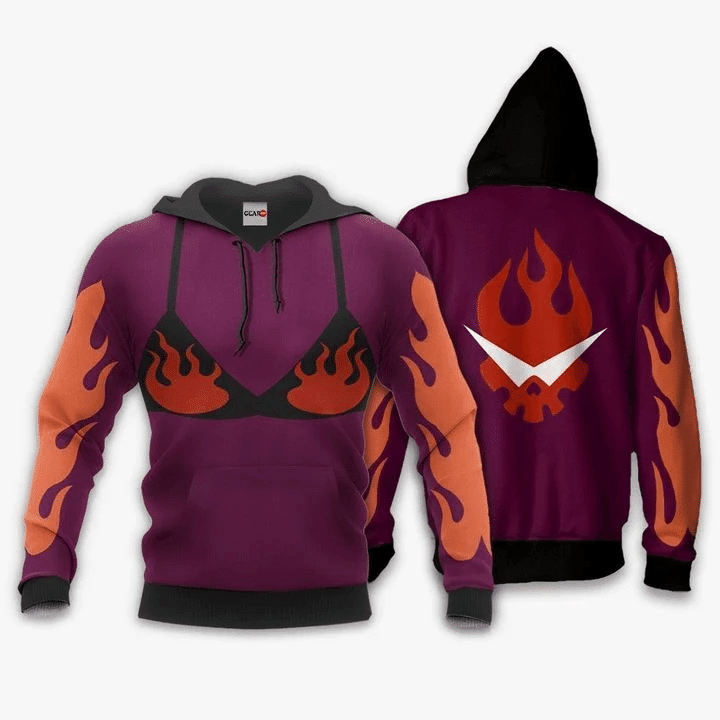 Yoko Littner Tengen Toppa Gurren Lagann 3d Hoodie Zip Hoodie