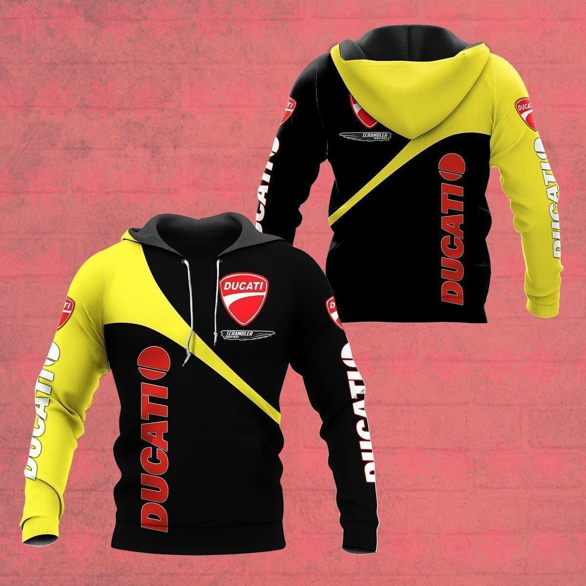 Ducati Shirt 48, 3d Hoodie Zip Hoodie