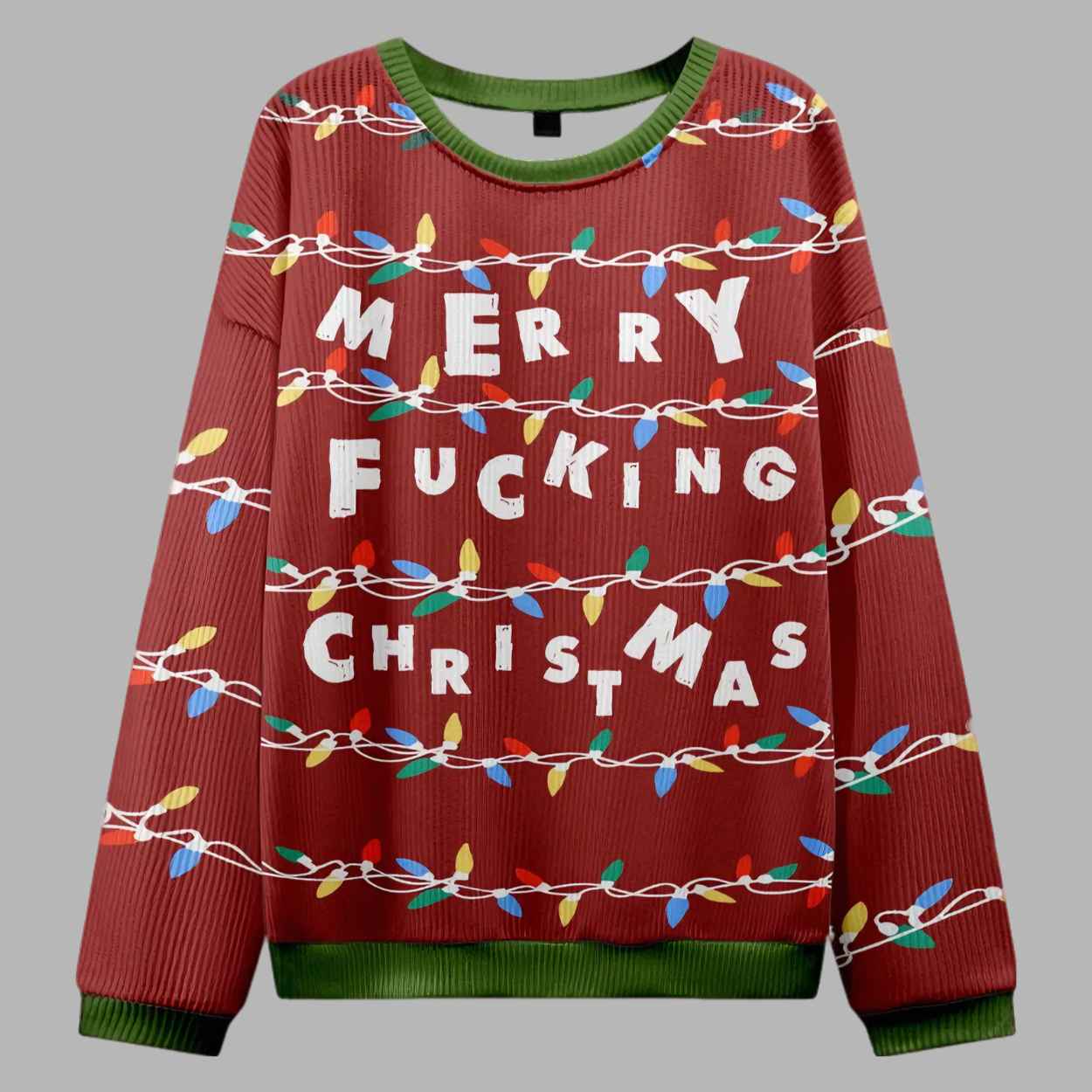 Merry Fucking Christmas Ugly Christmas Sweater