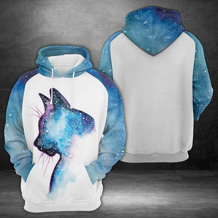 Cat Galaxy 3D All Over Print Hoodie & Zip Hoodie