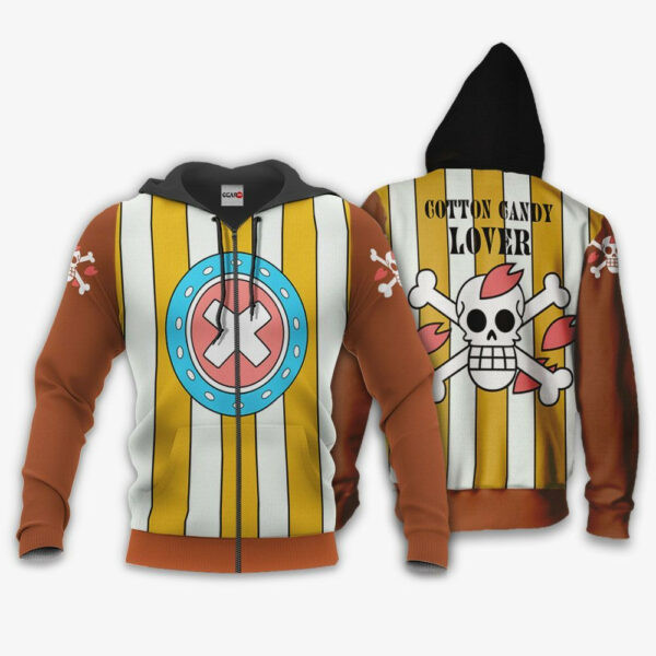 One Piece Chopper Anime 3k231 Cartoon 3d Hoodie Zip Hoodie 2338