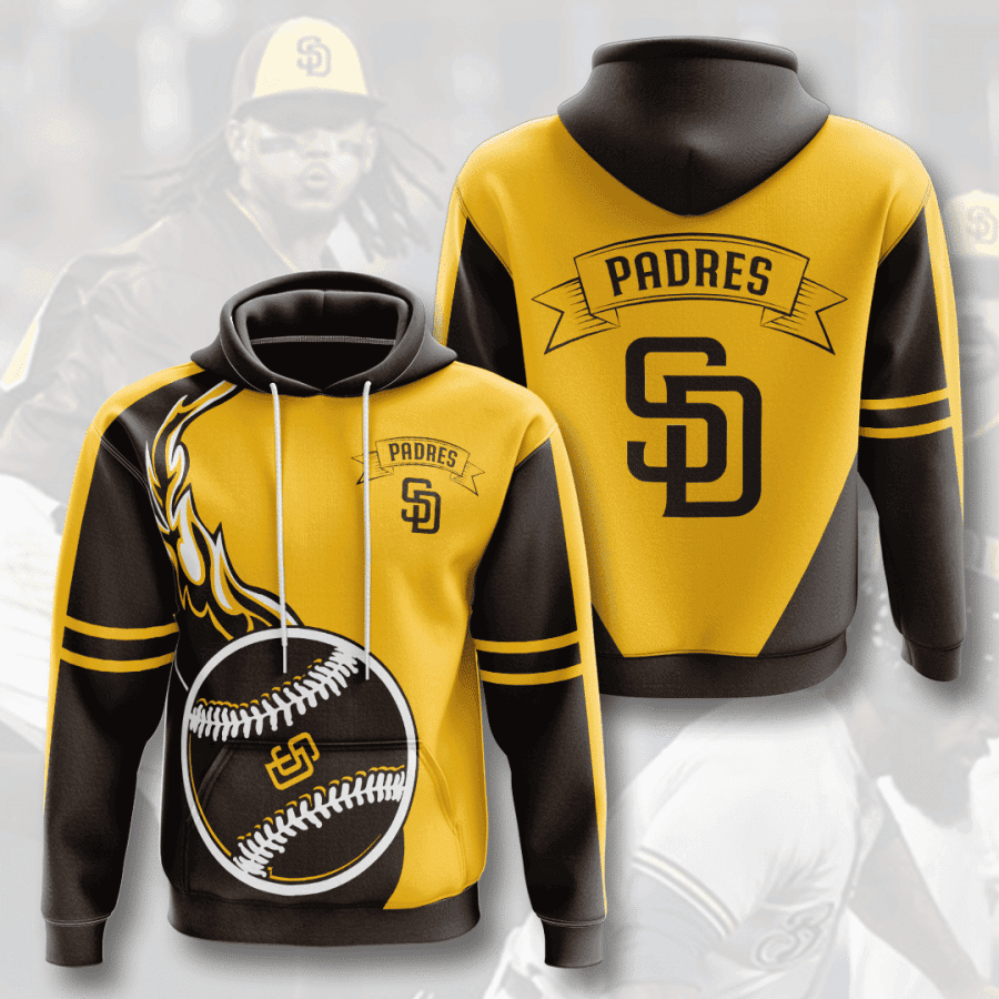 SAN DIEGO PADRES 3D All Over Print Hoodie & Zip Hoodie