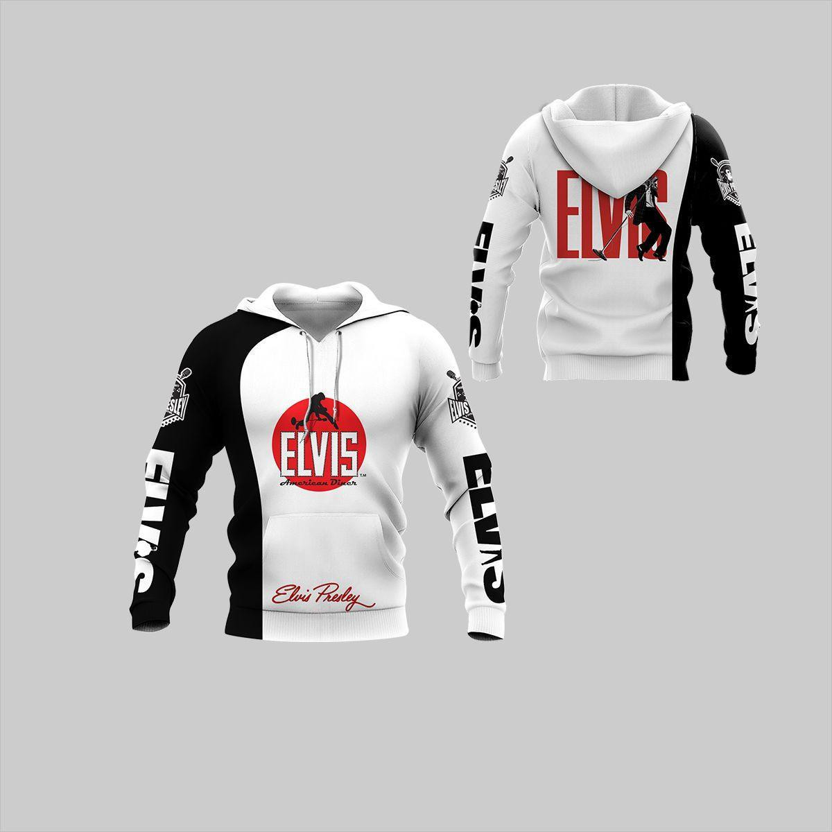 Elvis Presley Shirt 176, 3d Hoodie Zip Hoodie
