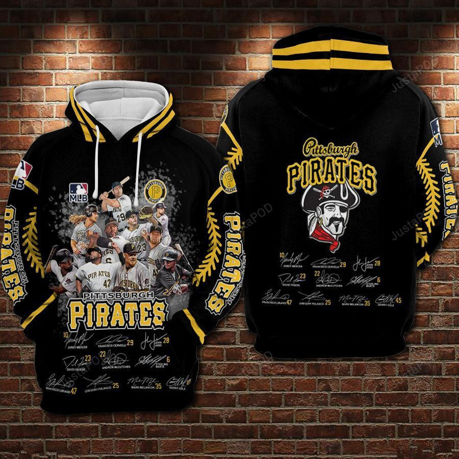 Pittsburgh Pirates Football Anniversary 3D All Over Print Hoodie & Zip Hoodie