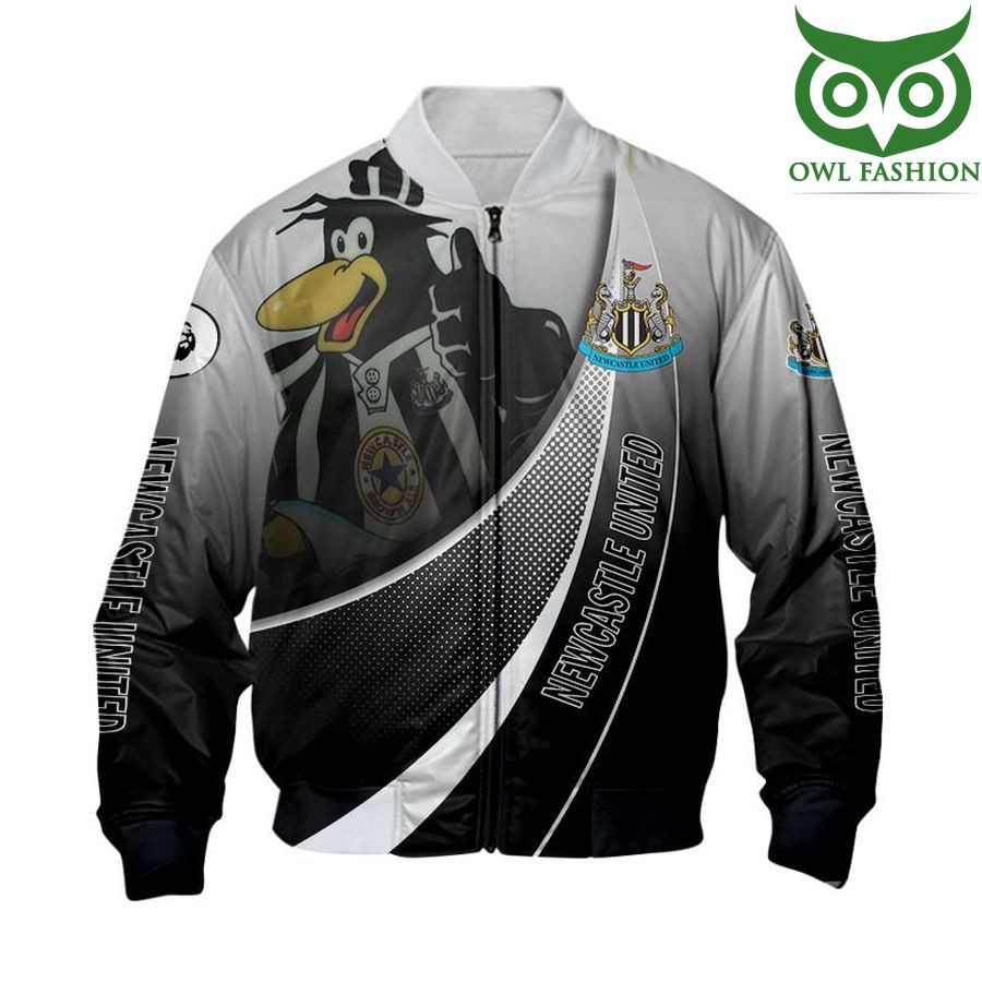 Newcastle United FC Mascot Logo Bomber Jacket