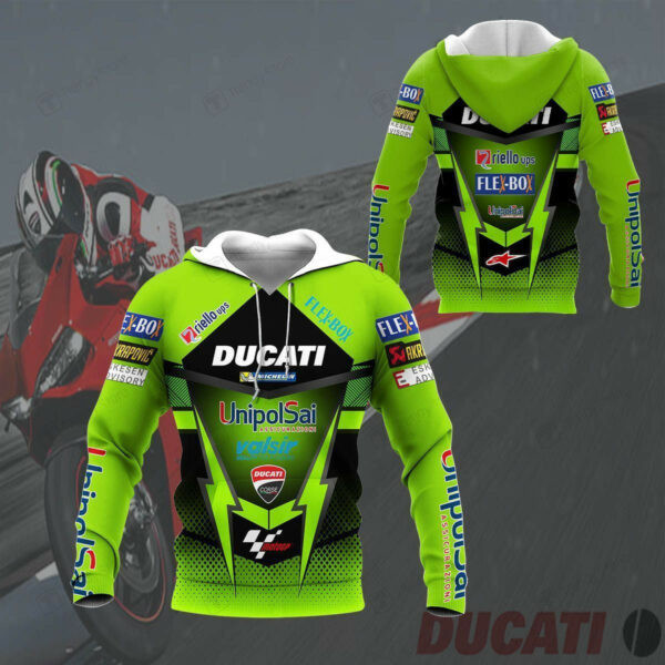 Ducati Racing Shirt 518, 3d Hoodie Zip Hoodie 1367