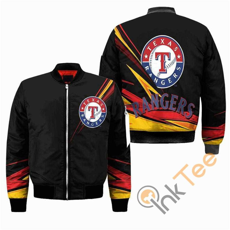Texas Rangers Black Bomber Jacket