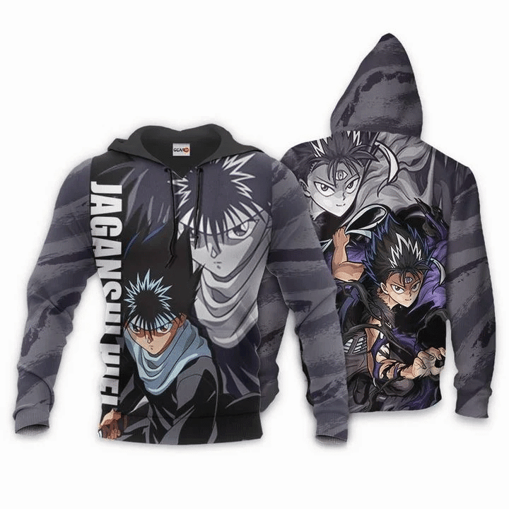 Jaganshi Hiei Yu Yu Hakusho  3d Hoodie Zip Hoodie