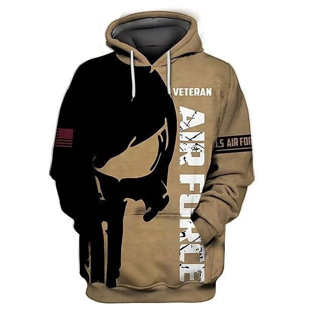 U.S.AIR FORCE 3D All Over Print Hoodie & Zip Hoodie