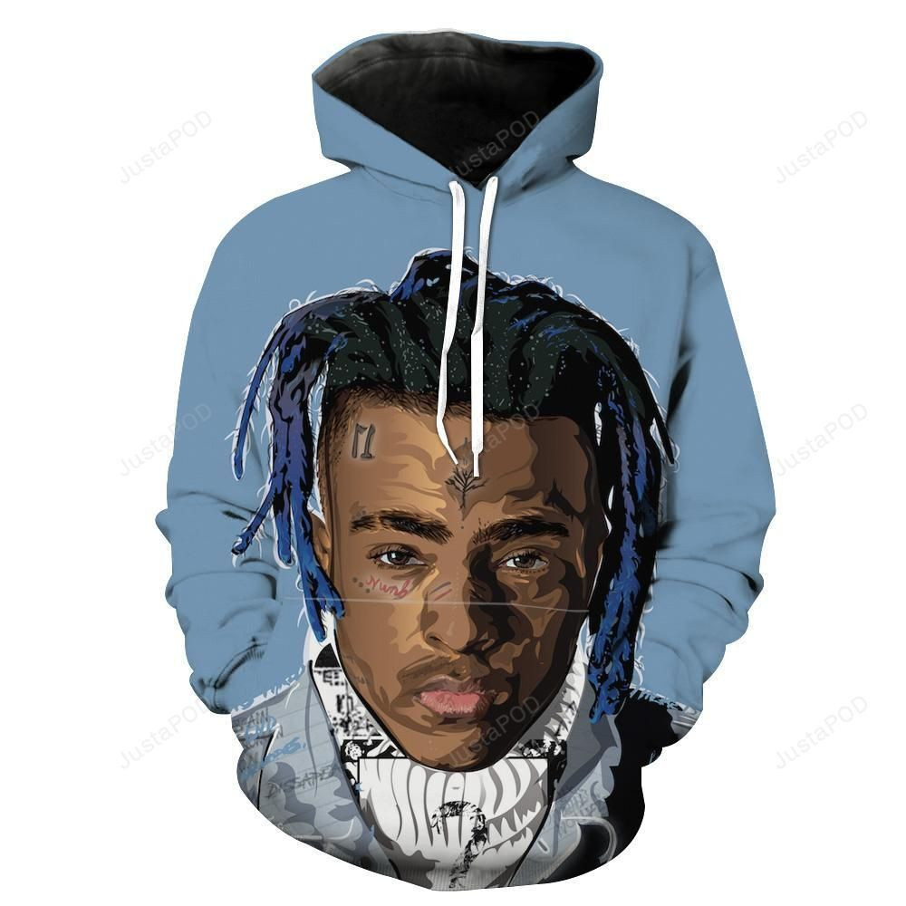 XXXTentacion Clothing Hip Hop XXXTentacion 3D All Over Print Hoodie & Zip Hoodie
