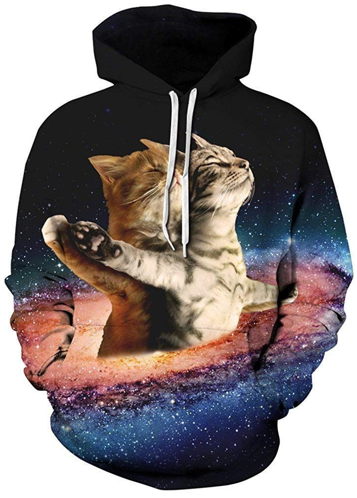 Titanic star cat 3D All Over Print Hoodie & Zip Hoodie